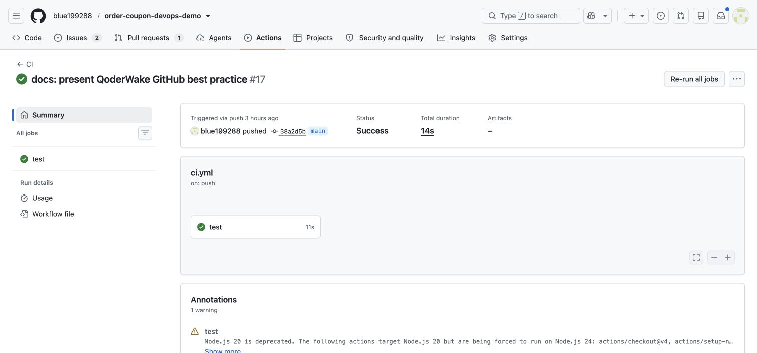 GitHub Actions CI 执行成功