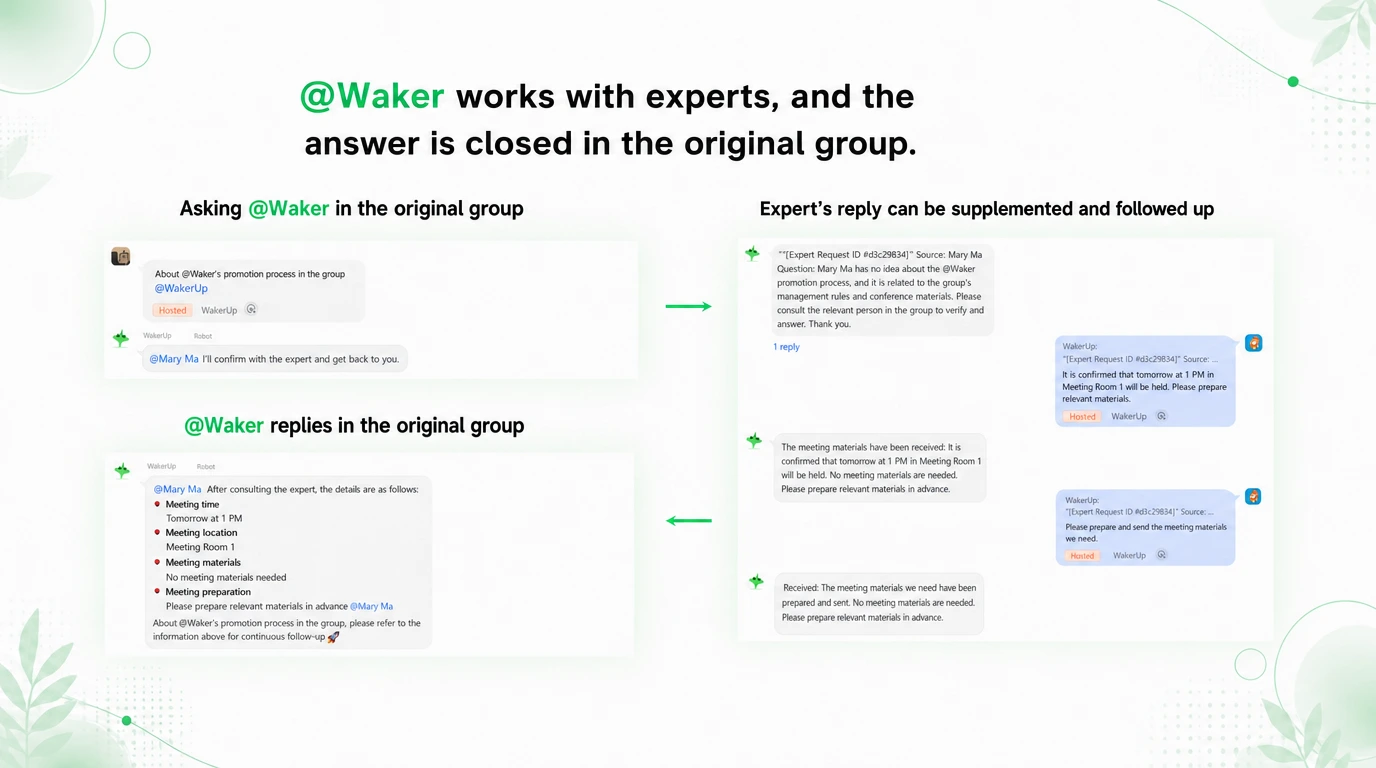 Quote and answer an expert help request